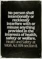 Health and Safety at Work Act Poster