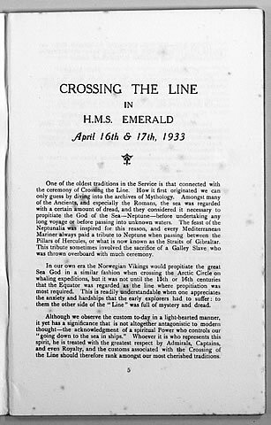 An explanation of Crossing the Line.