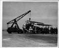 Aircraft operating from HMS Ark Royal:Mobile crane and wreckage