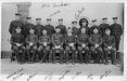 Officer Command Royal Marines and Non Commissioned Officers at Scapa, HMS Benbow 1917.
