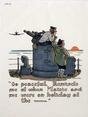 Cartoon poster of the importance of plane recognition and keeping vigilant.