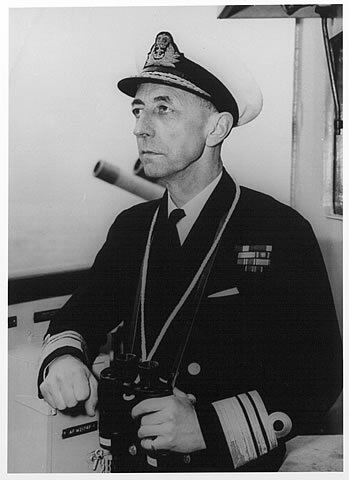 Portrait photo: Vice Admiral Sir Frank Twiss c.1963-67
